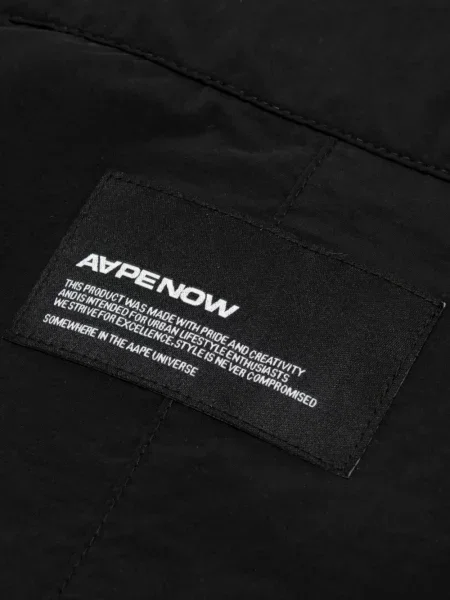 Geacă Aape By A Bathing Ape alergare cu autograf negru