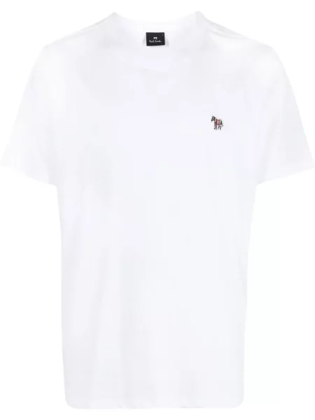 Tricou Paul Smith cu model zebră alb