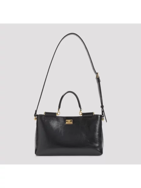 Torebka Dolce And Gabbana skórzana czarna