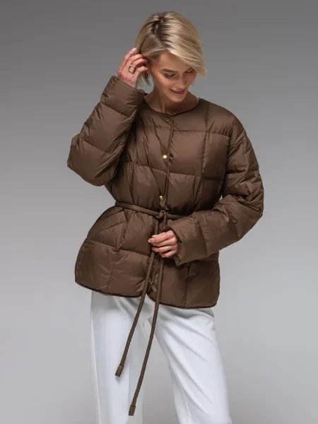 Демісезонна куртка VIVA WEAR коричневий