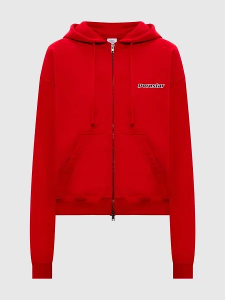 Спортивна куртка з принтом Vetements червона