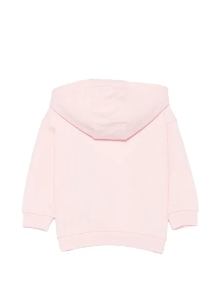 Bluza z kapturem dziecięca Moschino różowa