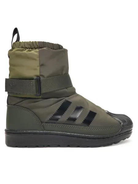 Adidas Snehule Superstar Winterized Boot Kaki čierna