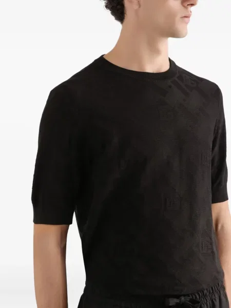 Tricou Dolce & Gabbana scurt negru