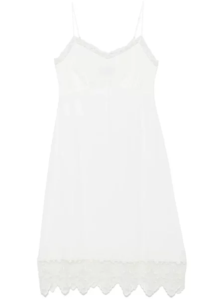 Sukienka midi Simone Rocha koronkowa do kolan garniturowa biała