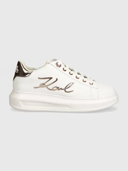 Sneakersy KARL LAGERFELD białe