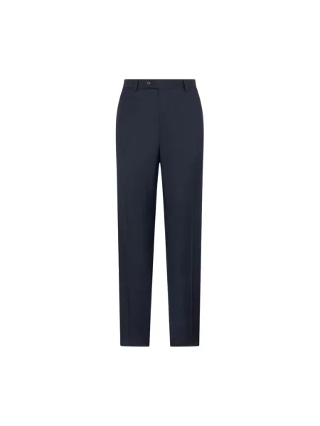 Spodnie Brooks Brothers wełniane niebieskie