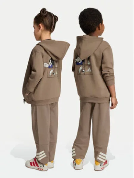 Teplákové kalhoty adidas béžové