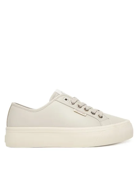 Calvin Klein Sportcipők Vulc Flatf Lace Up Lth szürke