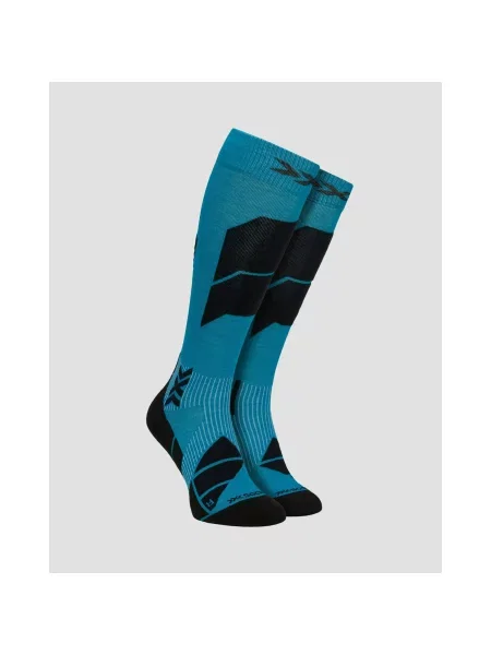 Skarpety narciarskie X-Socks Ski Perform Merino Otc eternal ice niebieskie