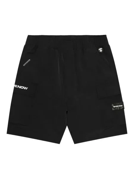Pantaloni scurți cargo Aape By A Bathing Ape cu imagine negru