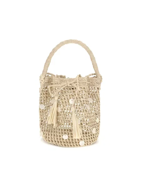 Torebka bucket Alanui beżowa