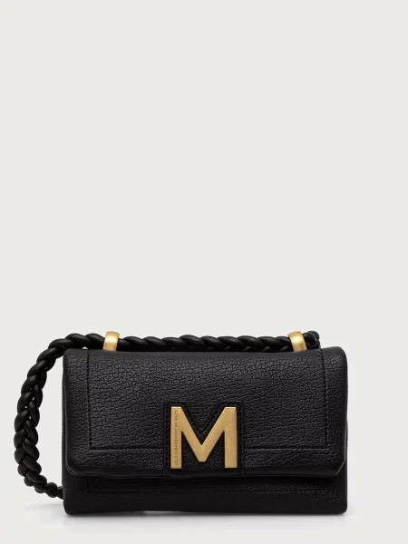 Lola Casademunt geantă crossbody pentru femei cu imitație de piele negru
