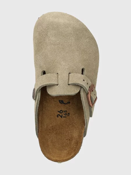 Birkenstock Дитячі замшеві шльопанці Boston