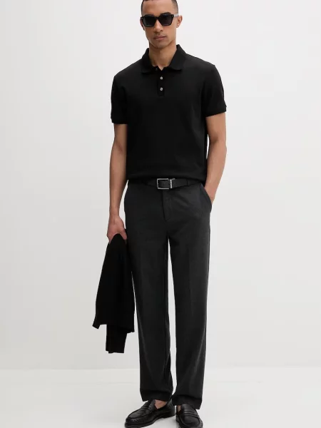 Calvin Klein πόλο ανδρικό με μαύρο