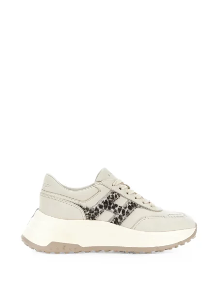 Sneakerși Hogan cu imagine cu model leopard