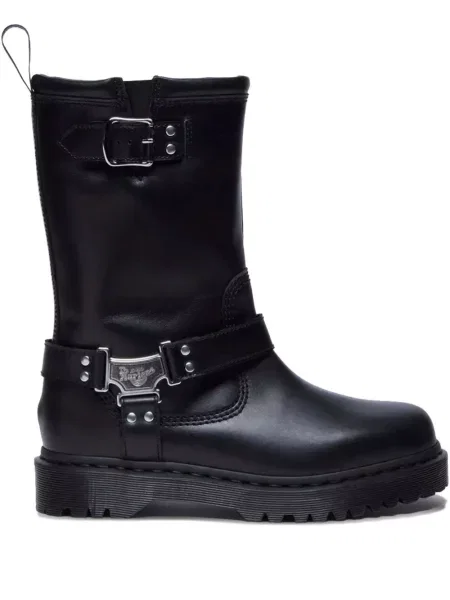Botine Dr. Martens cu platformă cu cataramă negru