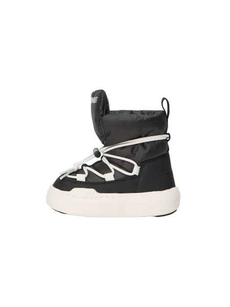 Moon Boot gyerek hótaposó MB JR PARK LACE MID fekete