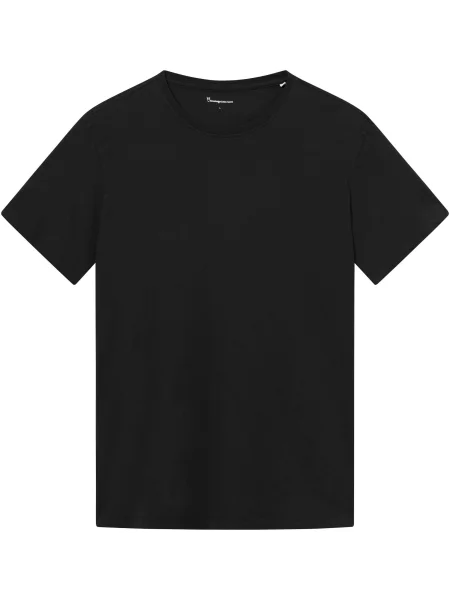 KnowledgeCotton Apparel Tričko černá