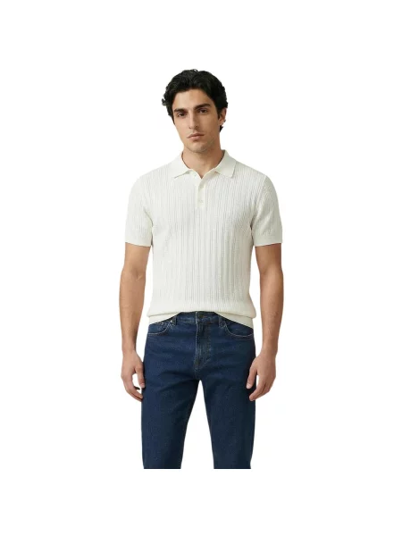 Tricou polo Guess alb