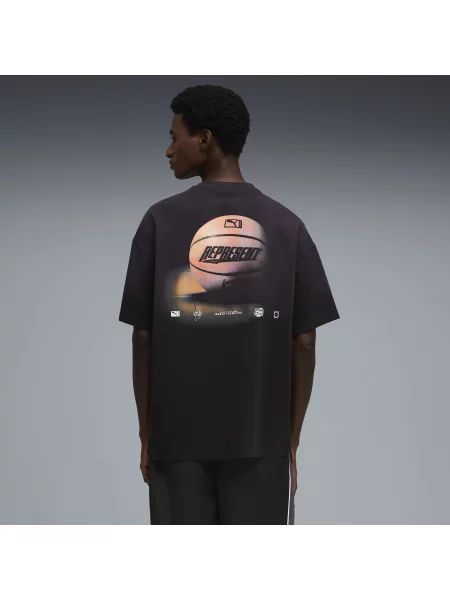 Koszulka oversize PUMA × REPRESENT Akcesoria S czarny