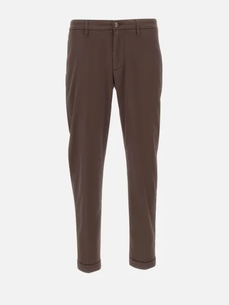Pantaloni chino Re-hash maro