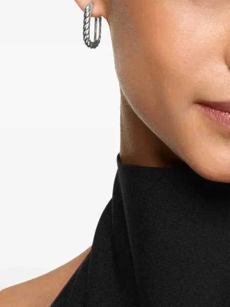 Cercei David Yurman argintiu