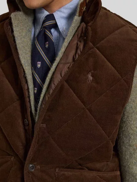 Kamizelka o strukturze sztruksu Polo Ralph Lauren