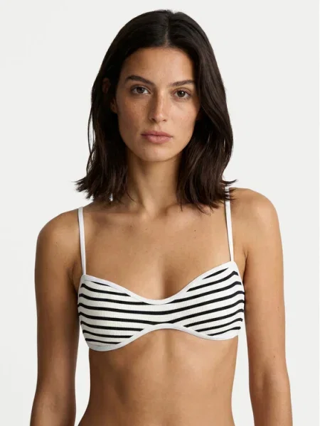 Banana Moon Bikini partea de sus Poco Nautical Bleumarin