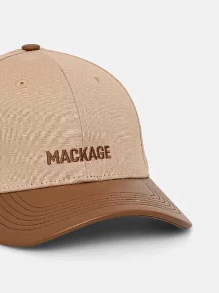 Бейсболка MACKAGE однотонна ANDERSON.NV бежевий