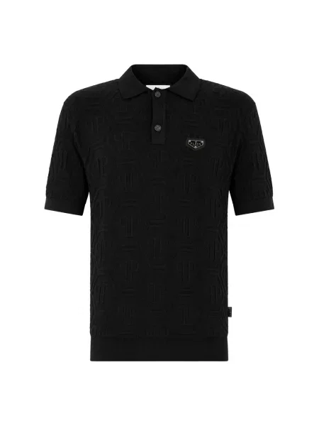 Koszulka polo Philipp Plein czarna