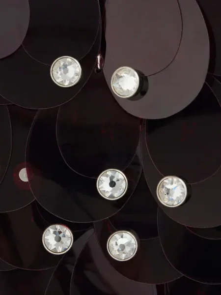 Колие Rabanne червено