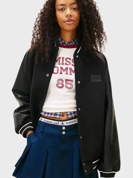 Джинсова куртка Tommy Jeans чорна