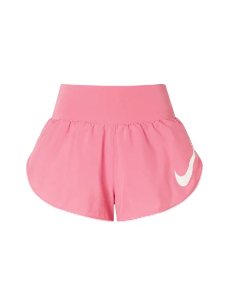 NIKE Sportske hlače Tempo svijetloroza bijela
