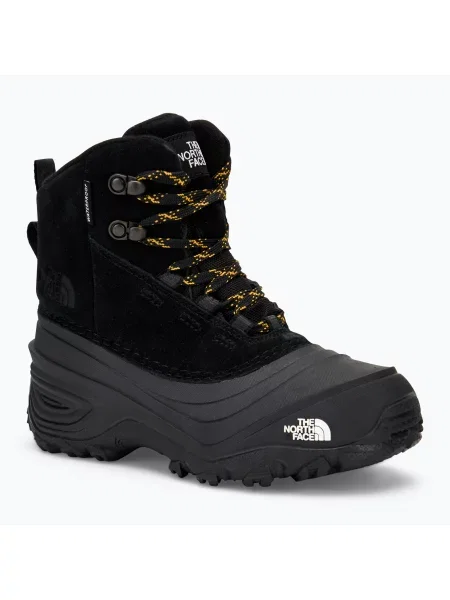 Śniegowce dziecięce The North Face Chilkat V Lace WP black/black czarne