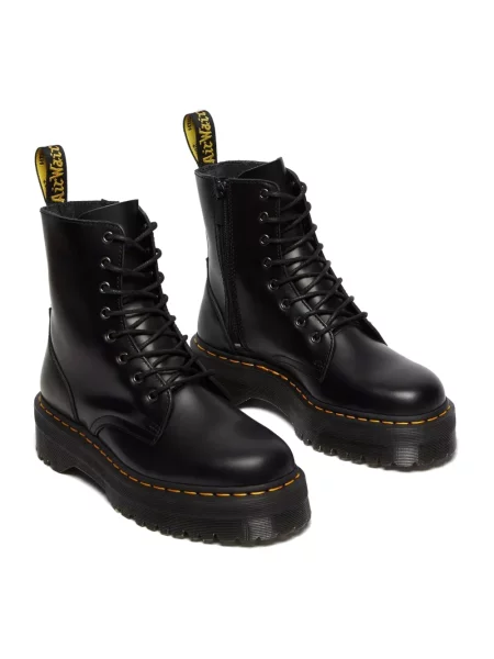 Botki Dr. Martens skórzane retro czarne