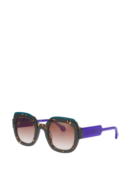 Ochelari de soare Face à Face cu imprimeu geometric violet