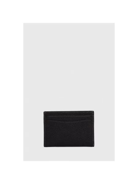 Coach etui na karty skórzane Essential Card Case czarny