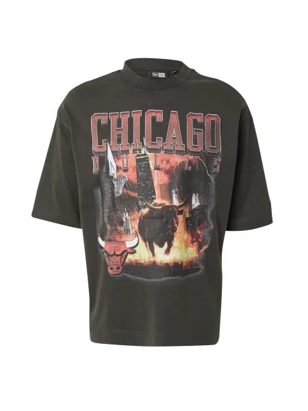 NEW ERA Póló NBA CHIBUL / sár színek / sötétvörös / piszkosfehér sárga