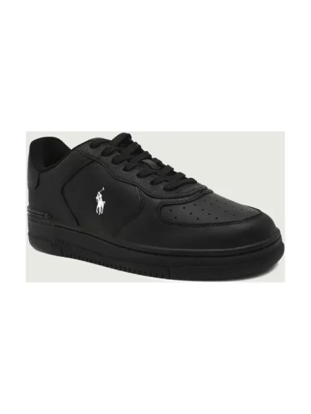 POLO RALPH LAUREN De piele sneakers negru
