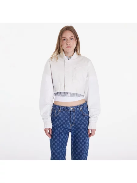 Яке Nike Sportswear Destroyer Cropped Canvas Jacket Phantom/ Summit White/ Summit White S бяло