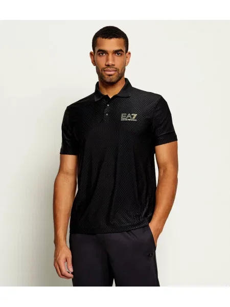 Tricou polo Ea7 negru