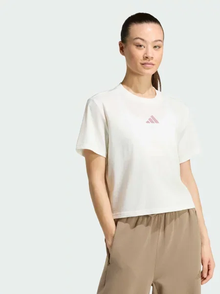 Спортивна футболка adidas Clima комбінований верх білий
