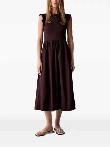 Rochie midi Marc O'polo tricotate cu volane violet