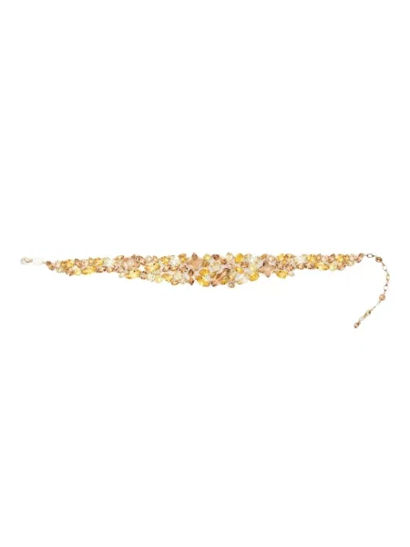 Naszyjnik Swarovski złoty