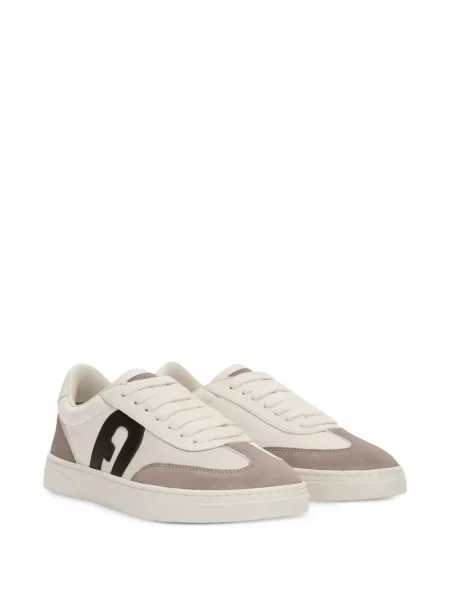 Sneakerși Furla cu autograf alb