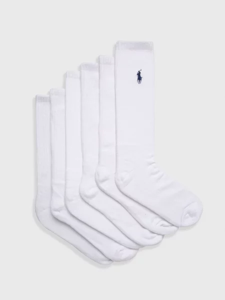 Polo Ralph Lauren Șosete lungi Classic alb