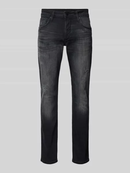 Jeansy o kroju comfort tapered fit z 5 Antony Morato