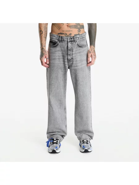 Blugi L/AB c/o Off-White™ Straight Fit Piped Denim Smoke Fade 30 alb
