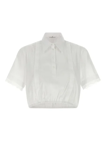 Cropp cămașă Ermanno Scervino din dantelă alb